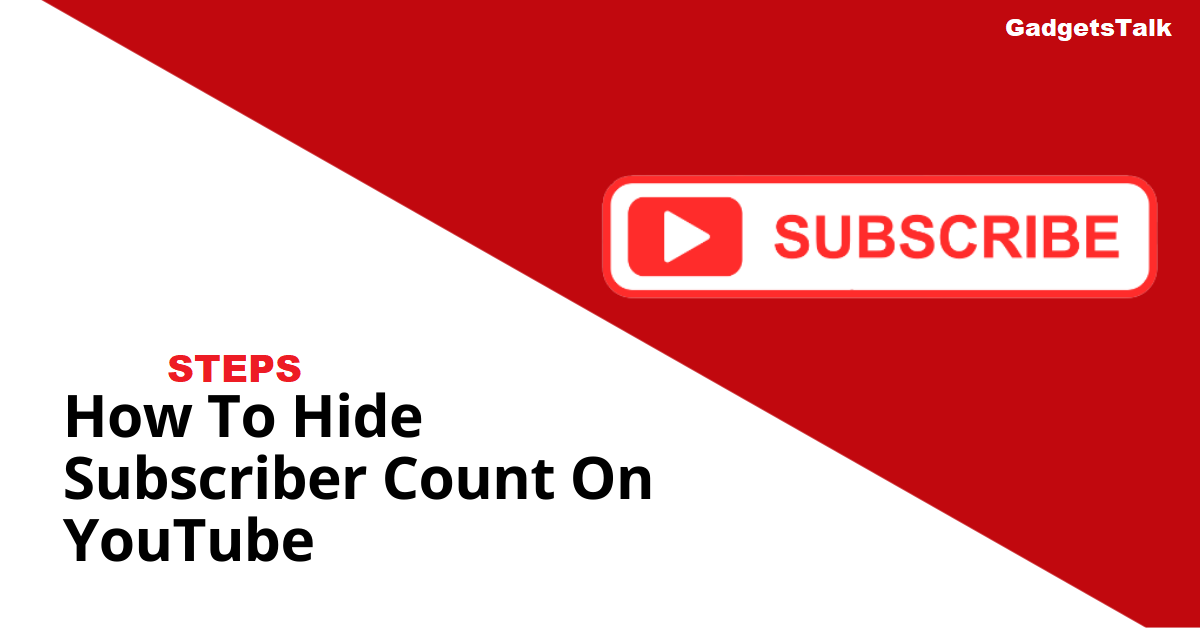 How To Hide YouTube Subscriber Count ?