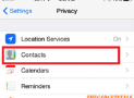 How to Turn off Contact Sharing on iPhone ?